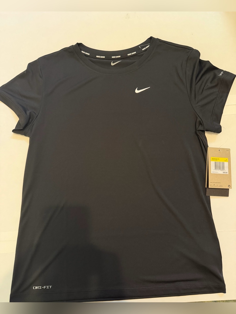 NWT Nike drifit black crew neck SS top